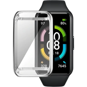 Honor Band 6 Önü Kapalı Tasarım Yumuşak Silikon Kılıf
