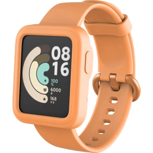 Xiaomi Mi Watch Lite Önü Açık Tasarım Yumuşak Silikon Kılıf