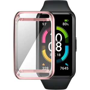 Honor Band 6 Önü Kapalı Tasarım Yumuşak Silikon Kılıf