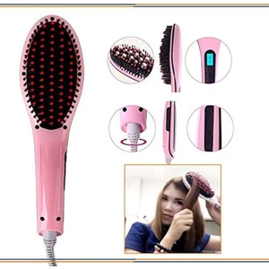 ikon market Elektrikli Saç Düzleştirici Tarak Fırça Saç Şekillendirici