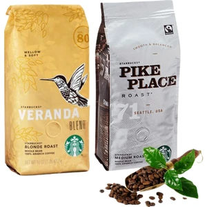 Düvenci Toptan Starbucks Pike Place ve Veranda Çekirdek Kahve 250 gr 2'li