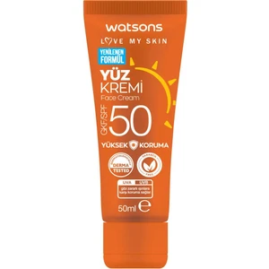 Yüz Bölgesi Için Spf 50 Güneş Kremi 50 ml