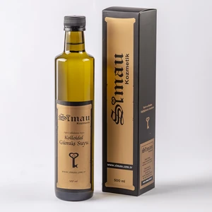 Simau Kozmetik Kolloidal Gümüş Suyu Antibakteriyel Etkiyle 500 ml Koyu Renkli Cam Şişede