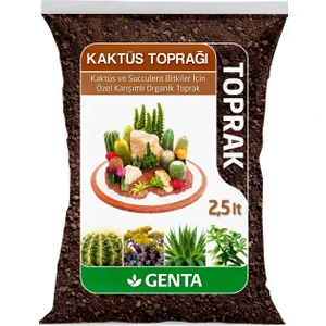 Kaktüs Toprağı Özel Karışımlı Organik 2.5 Lt