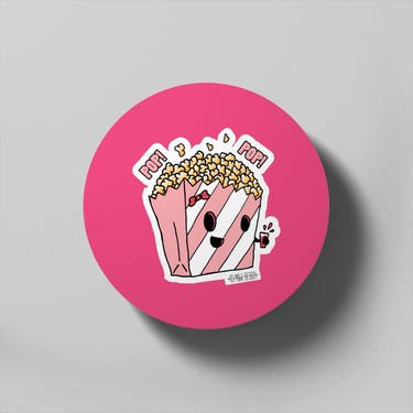 Popcorn Drama Sticker - Popcorn Drama Anime - Discover & Share GIFs