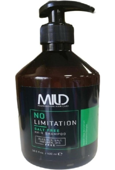 Mıld Mild Salt Free Şampuan 500 ml ( Tussuz Şampuan ) Keratin Multivitamin (Yıpranmış Saçlar)