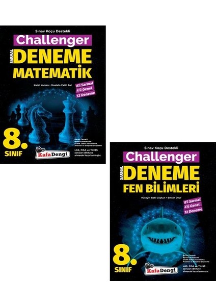 8.Sınıf Matematik Fen Bilimleri Challenger Denemesi Seti Yeni 2022