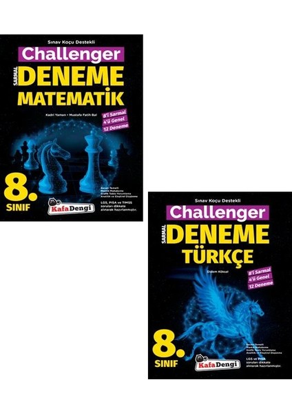 Kafa Dengi 8. Sınıf LGS Matematik Türkçe Challenger Denemesi Seti Yeni 2022