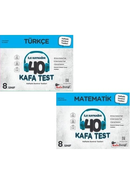 8.Sınıf LGS Türkçe Matematik Kafa Test Seti Yeni 2022