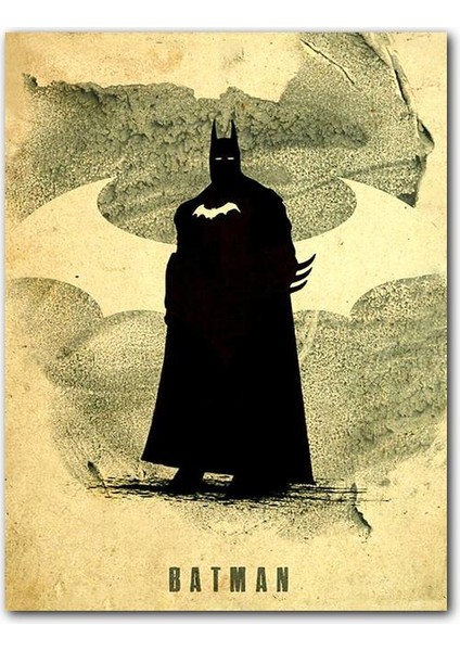 Cakatablo Ahşap Tablo Eski Batman Görsli