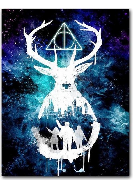 Cakatablo Ahşap Tablo Eski Harry Potter Karekter Figürü Görseli