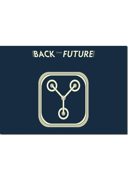 Cakatablo Ahşap Tablo Geleceğe Dönüş Güç Reaktörü Logo