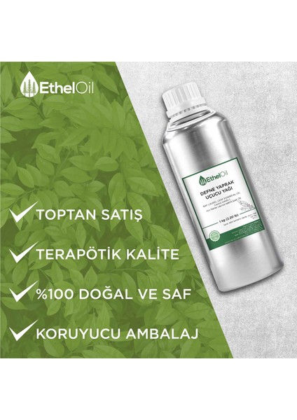 Defne Yaprak Uçucu Yağı - Etheloil - 1 KG - Saf ve Doğal Uçucu Yağ - Üretici Firma