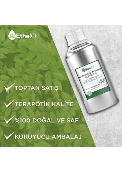 Karanfil (Tomurcuk) Uçucu Yağı - Etheloil - 500 GR - Saf ve Doğal Uçucu Yağ - Üretici Firma