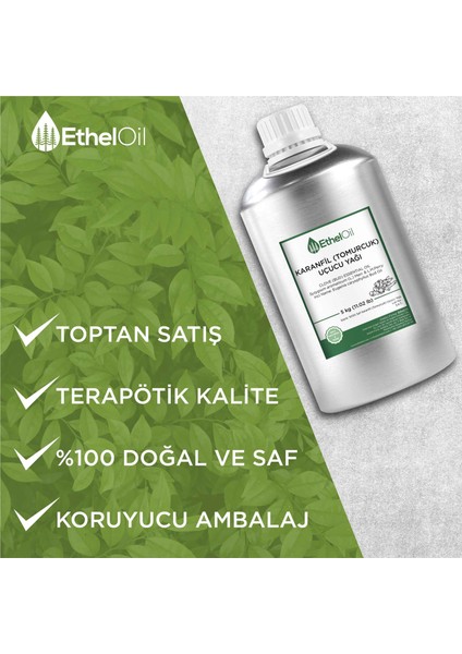 Karanfil (Tomurcuk) Uçucu Yağı - Etheloil - 5 KG - Saf ve Doğal Uçucu Yağ - Üretici Firma