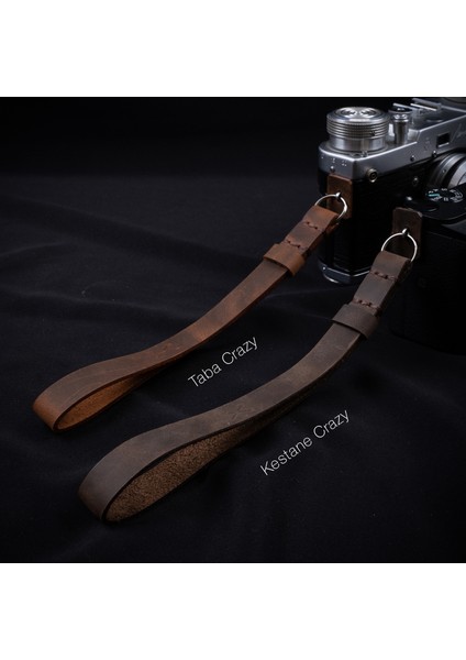 Minimal x Gerçek Deri Kamera Bilekliği - El Yapımı & Minimalist Tasarım