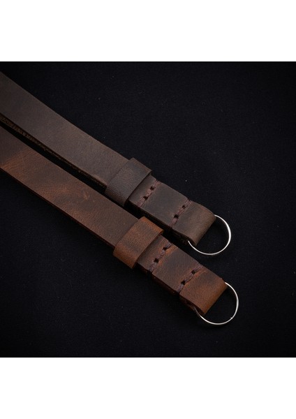 Minimal x Gerçek Deri Kamera Bilekliği - El Yapımı & Minimalist Tasarım