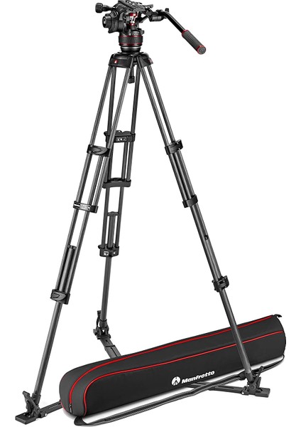 MVK608TWINGC 608 Kafalı Karbon Fiber Video Tripod Kiti