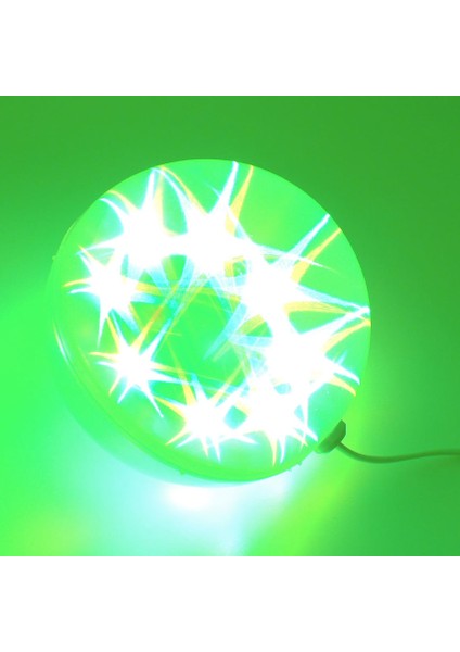 Yıldız Animasyonlu Rgb LED 1 Top Işık Disko Küre Aydınlatma 220 Volt