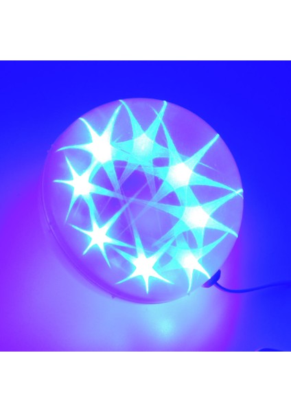Yıldız Animasyonlu Rgb LED 1 Top Işık Disko Küre Aydınlatma 220 Volt