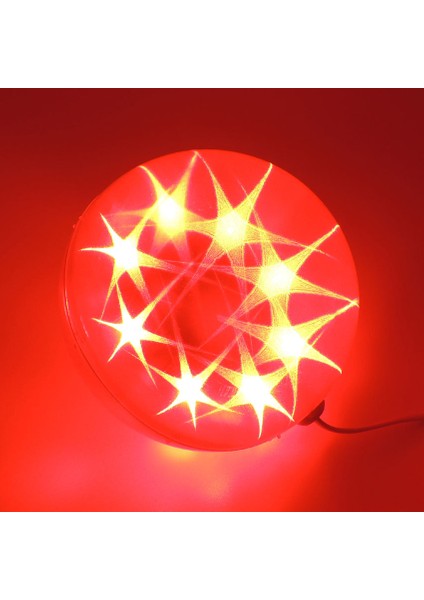 Yıldız Animasyonlu Rgb LED 1 Top Işık Disko Küre Aydınlatma 220 Volt