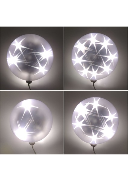 Yıldız Animasyonlu Gün Işığı LED 1 Top Işık Disko Küre Aydınlatma 220 Volt