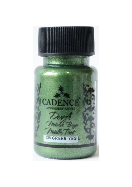 135 Dora Yeşil Dora Metalik Boya 50 ml