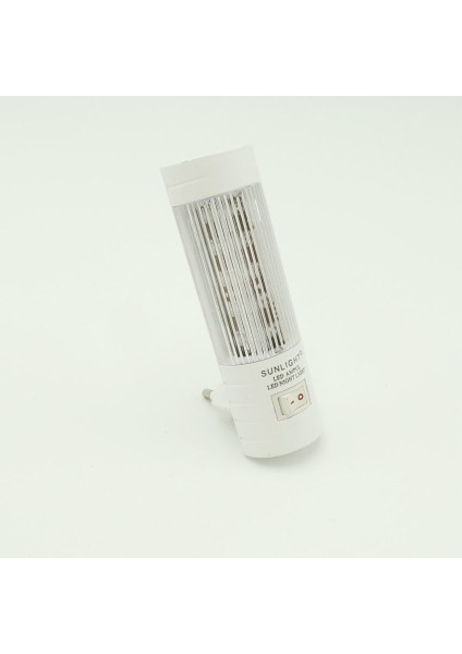 Uzun LED Gece Lambası 0,5W Tasarruflu Işıklı Fişli Düğmeli 5 Adet modelleri