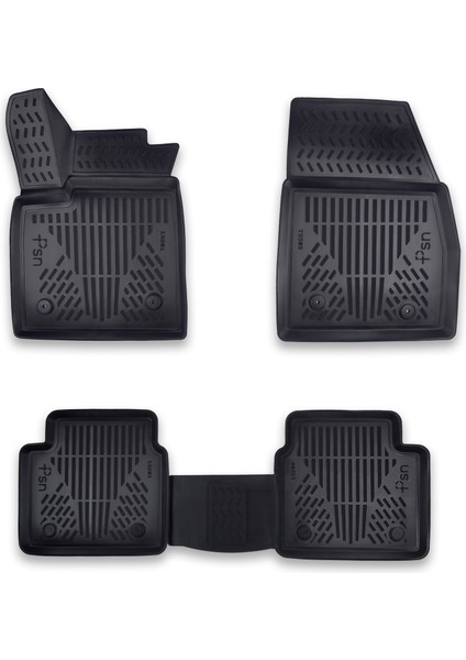 Ford Focus 4 (2018..) İle Uyumlu - Araca Özel 3D Paspas - PSN132 2019 2020 2021 2022