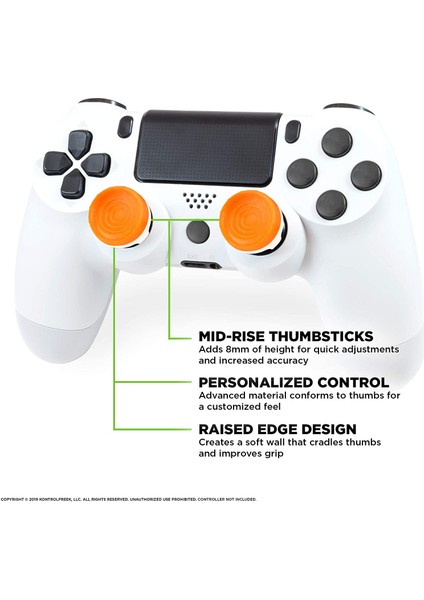 Ps4 Rush Analog Koruyucu Turuncu Konrush