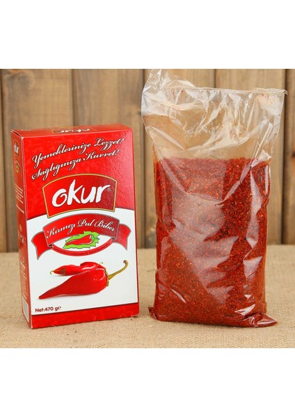 Kahramanamaraş Tatlı Pul Biber -Okur Biber-470 Gr.