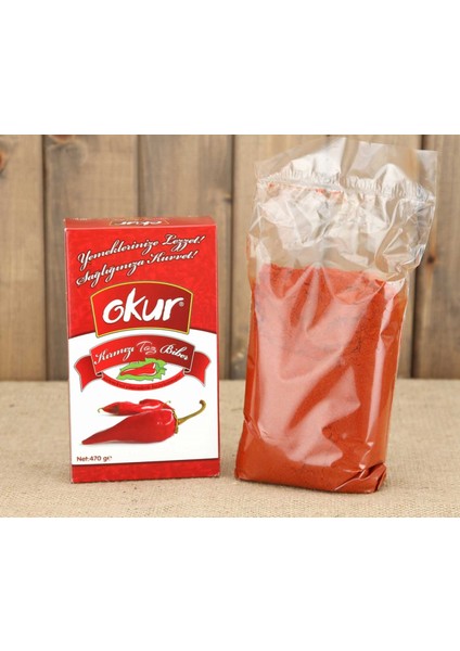 Kahramanmaraş Acı Toz Biberi - Okur Biber 470 gr