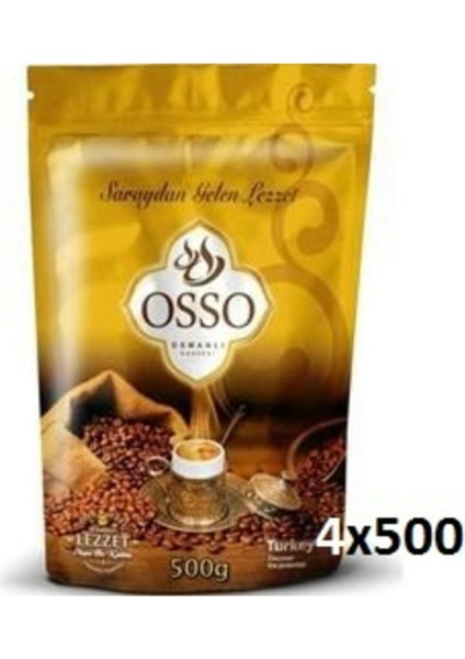 Osso Osmanlı Kahvesi Osso 500 gr Osmanlı Kahvesi 4 x 500 2 kg Set