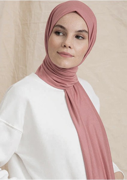 Kasva Deri Penye Şal Gül Kurusu