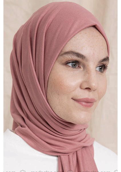 Kasva Deri Penye Şal Gül Kurusu