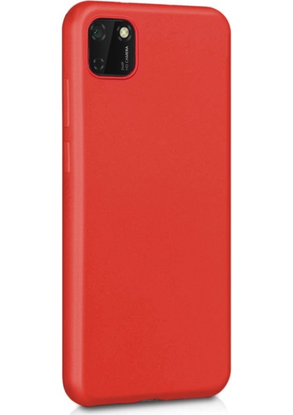 Huawei Honor 9s Mat Silikon Kılıf Kırmızı fiyatları