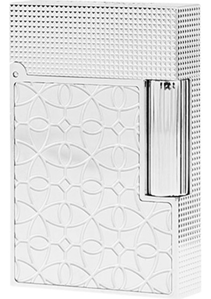 S.t. Lighter Ligne2 Small Platinum Engraved ÇAKMAK18603