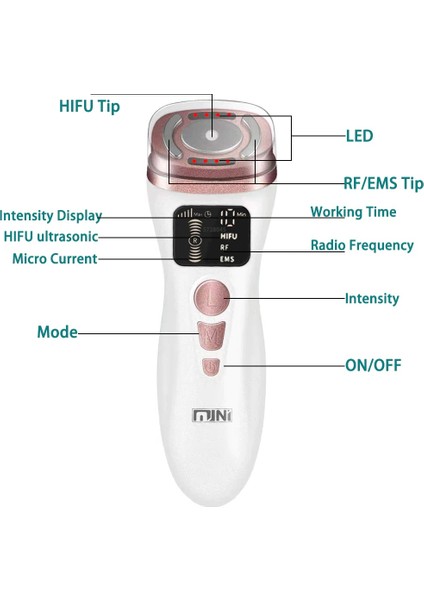 The Beauty Store Hifu 2 Cilt Sıkılaştırma Germe  Iz Leke Giderme Cihazı Dermapen Makinesi Yüz Ütüsü