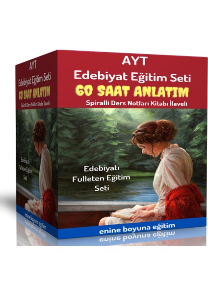 AYT Edebiyat Görüntülü Eğitim Seti (60 Saat Anlatım)