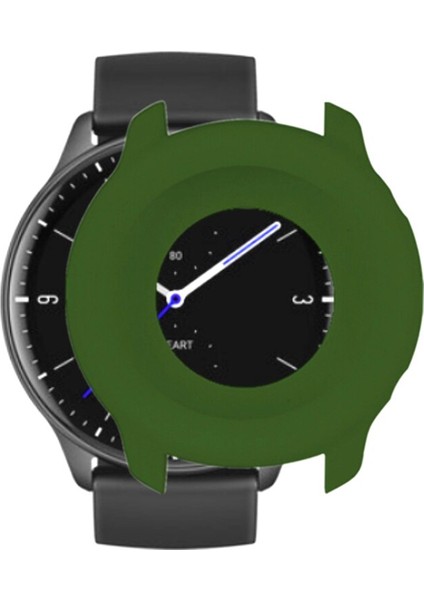 Amazfit Gtr 2e 47MM Önü Açık Tasarım Yumuşak Silikon Kılıf