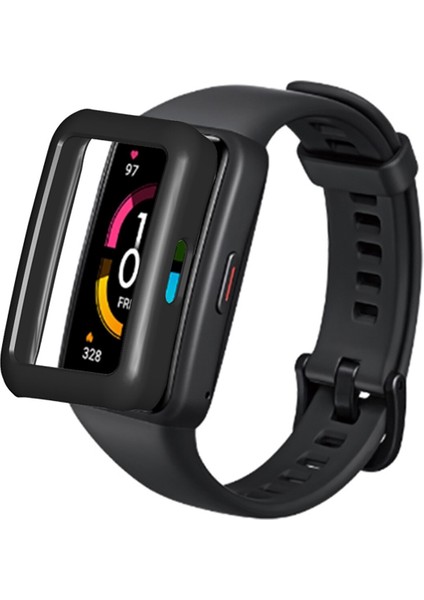Honor Band 6 Önü Açık Tasarım Rubber Plastik Kılıf