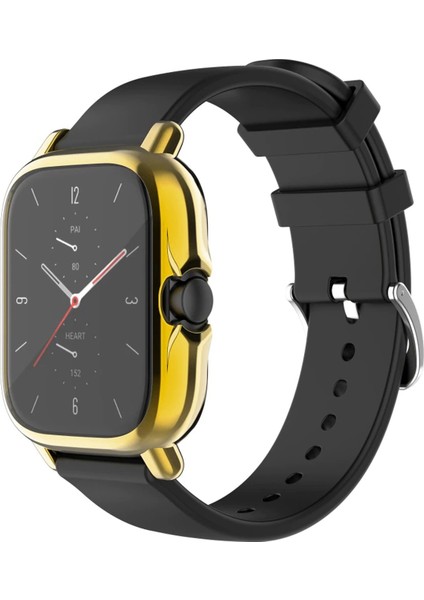 Amazfit Gts 2 - Gts 2e 42 mm Önü Kapalı Tasarım Yumuşak Silikon Kılıf fiyatları