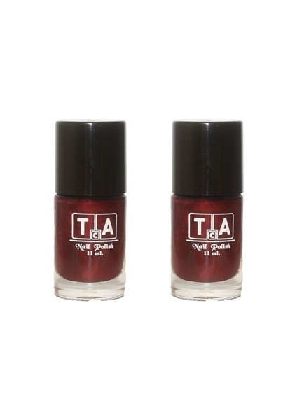 Tca Studio Make-Up Oje 2 Adet  231 Bordo