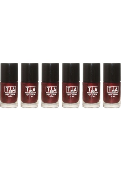 Oje 6 Adet 231 Bordo