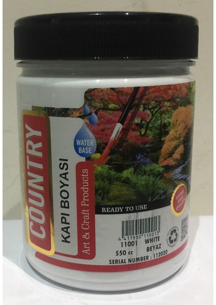 Craft Country Amerikan Panel Kapı Boyası 550 cc Beyaz