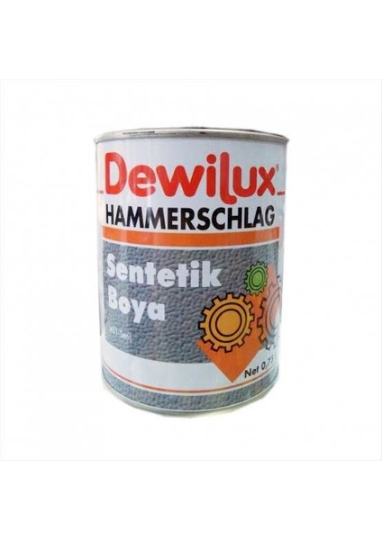 Hammerschlag Sentetik Boya 0,75 Lt Gümüş Gri