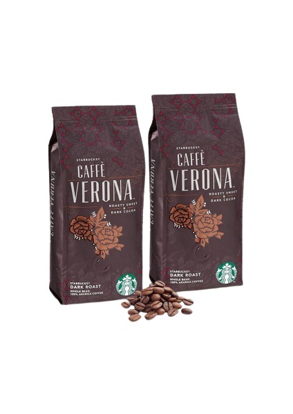 Düvenci Toptan Starbucks Verona 250 gr Çekirdek Kahve 2 Paket