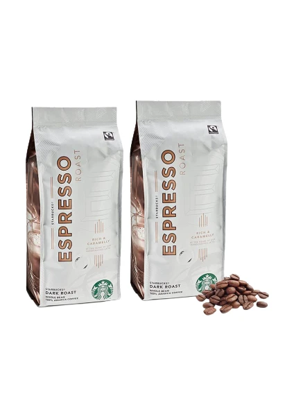 Düvenci Toptan Starbucks Espresso Dark Roast 250 gr Çekirdek Kahve 2'li