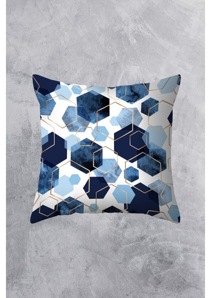Çift Tarafı Baskılı 43 x 43 cm Kırlent Kılıfı