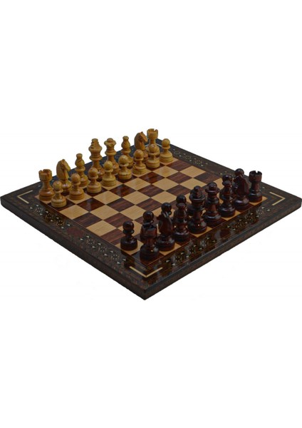 Gifthome Metal Satranç Takımı/seti; Küçük, Klasik, Şimşir Taş ve Gül Düz Masif Satranç Tahtası fiyatları